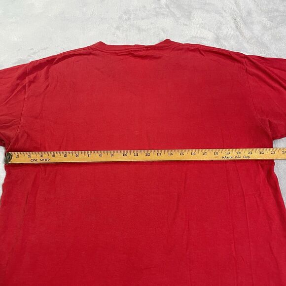 Vtg Chicago Bulls T Shirt Made In USA Michael Jordan Mens L Spellout Graphic - Picture 15 of 15